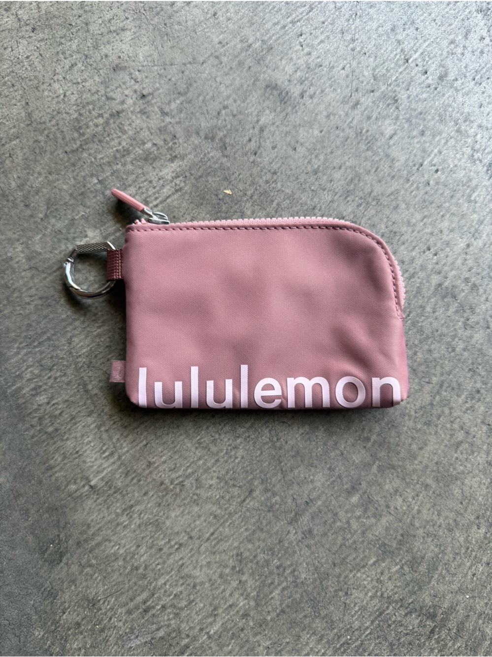 lululemon athletica Dusty Rose Key & Card Pouch with Ring